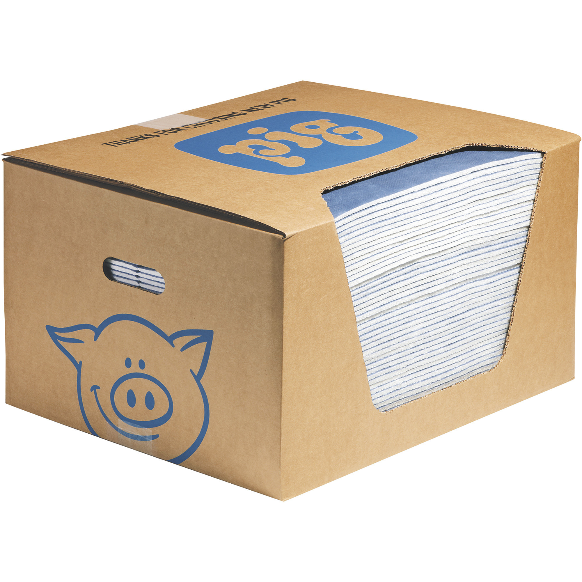 PIG Water Absorbent Mat Pad, 50-Pack, Model# WTR006